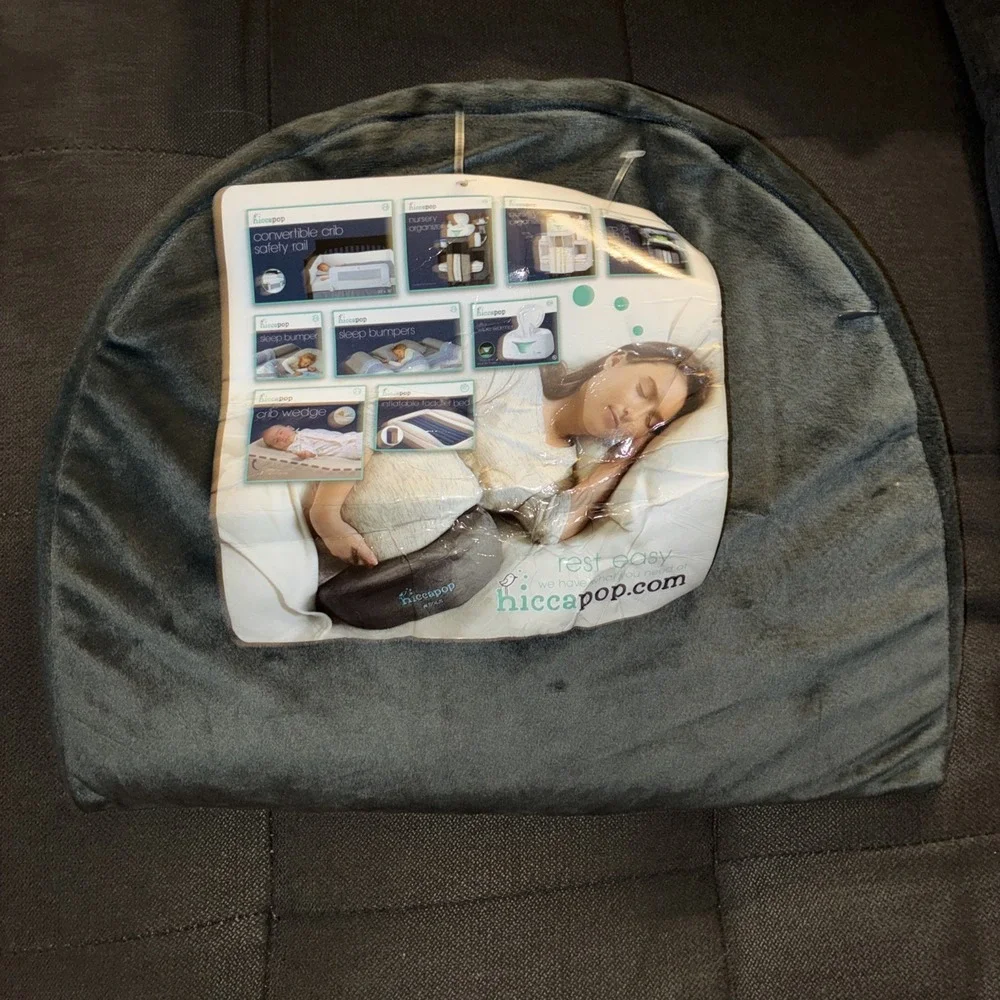 Hiccapop Pregnancy Pillow Wedge for Maternity / Wedge Cushion W/ Memory Foam